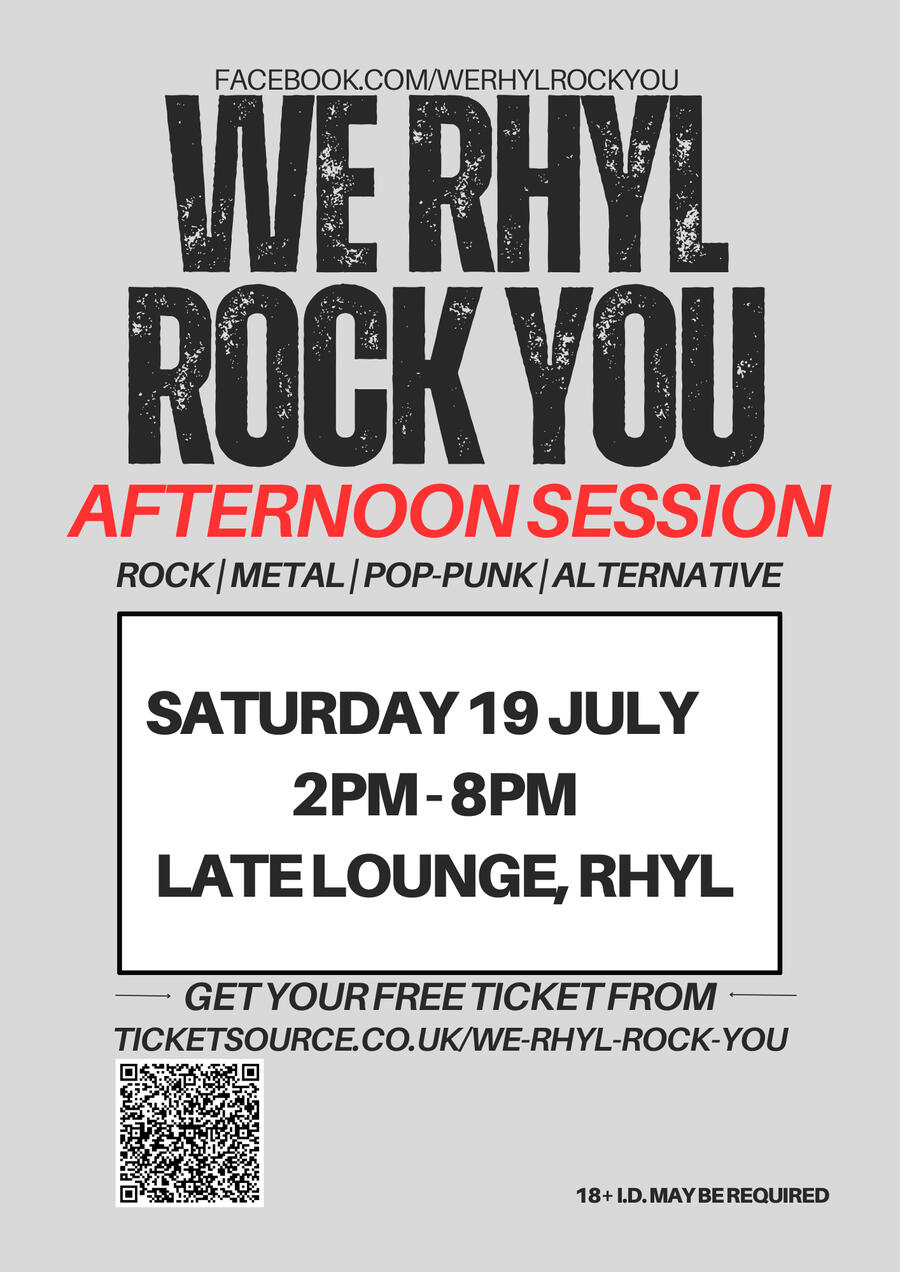 WE RHYL ROCK YOU