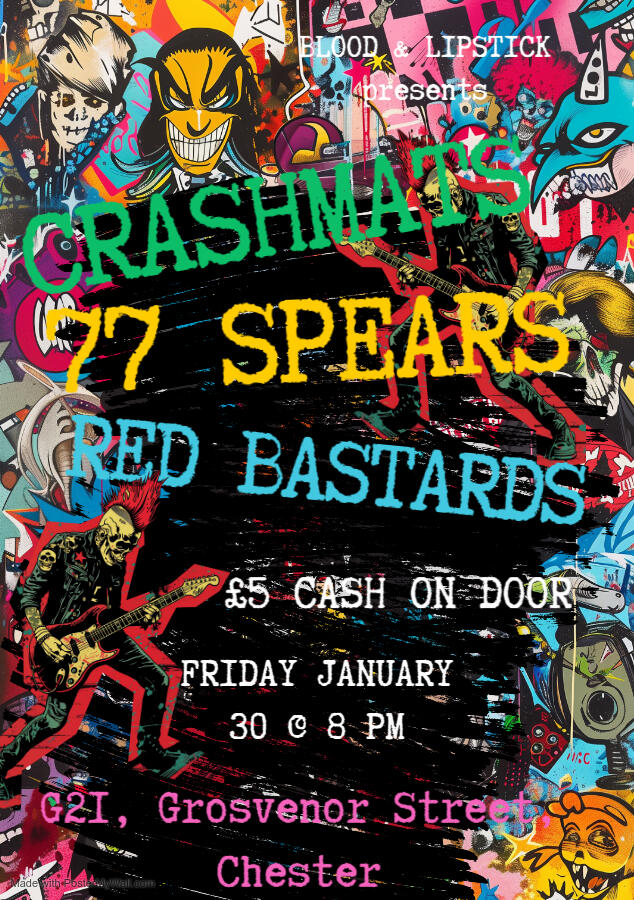 Crashmats - 77 Spears - Red Bastards